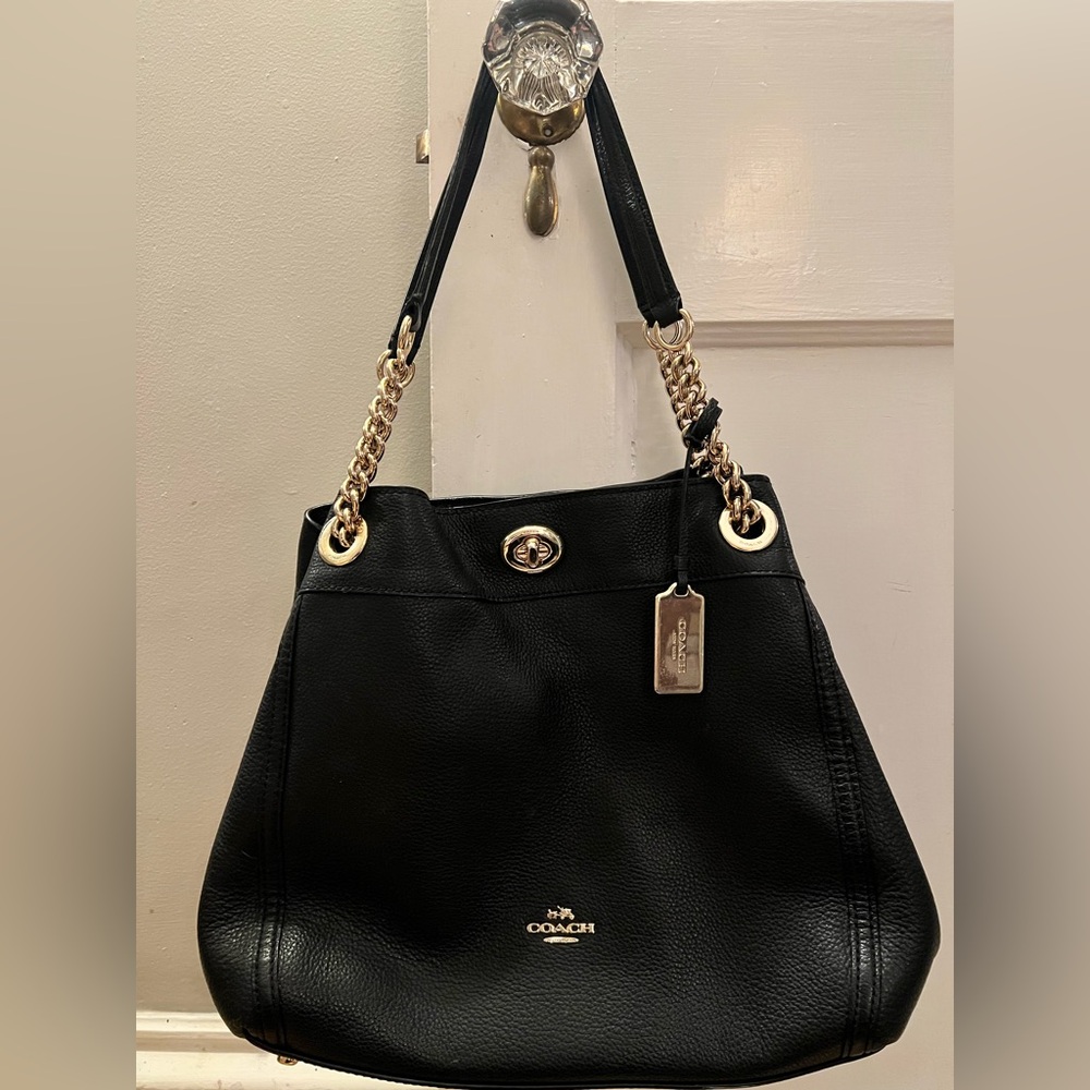 Coach leather bag